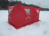 Ice fishing Lake George